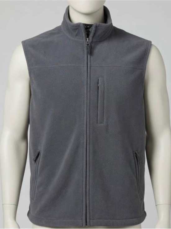 Duluth Trading Co Other - Duluth Trading Co Gray Men's Fleece Zip Vest / Size XLT
